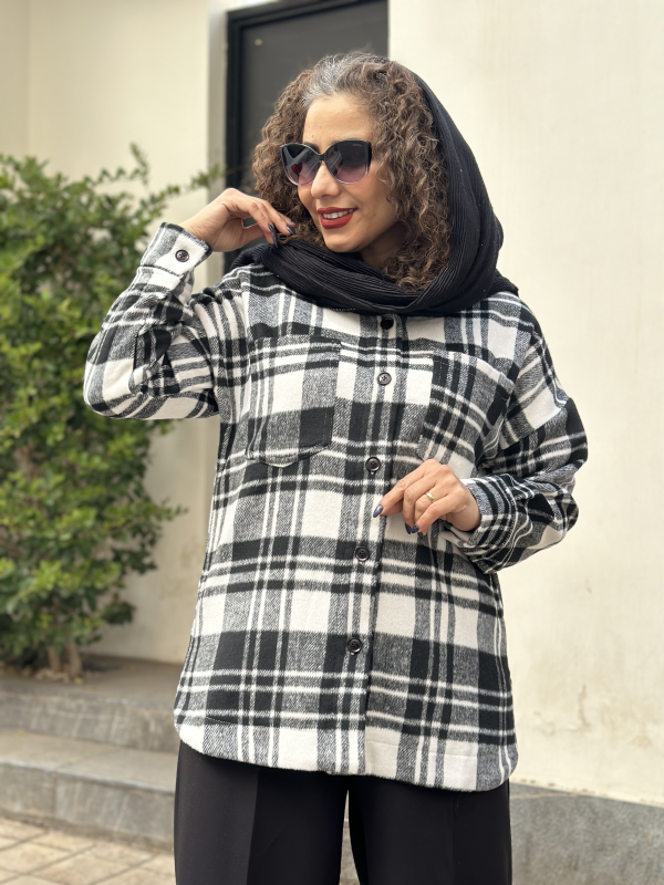 شکت چهارخونه پشمی