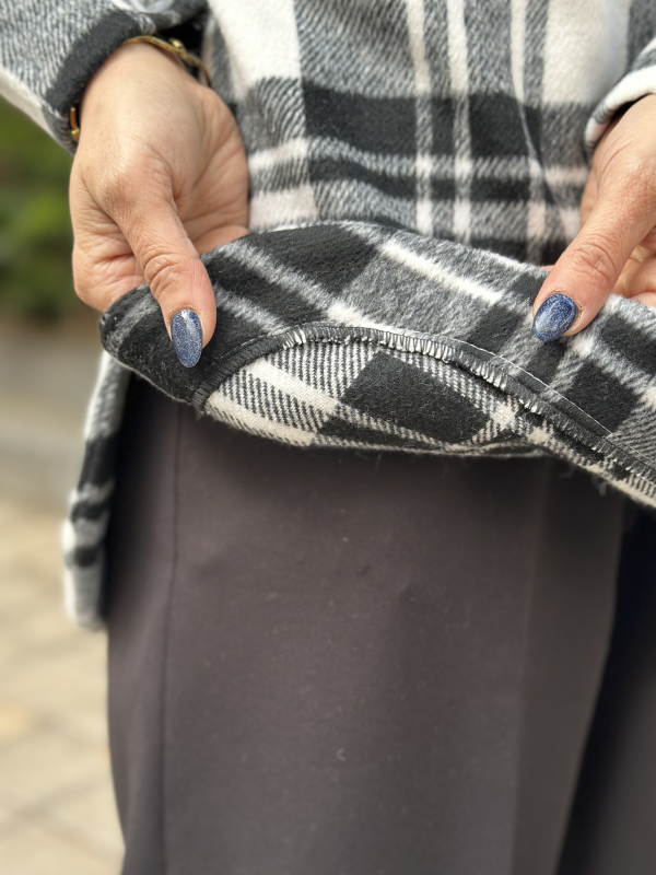 شکت چهارخونه پشمی